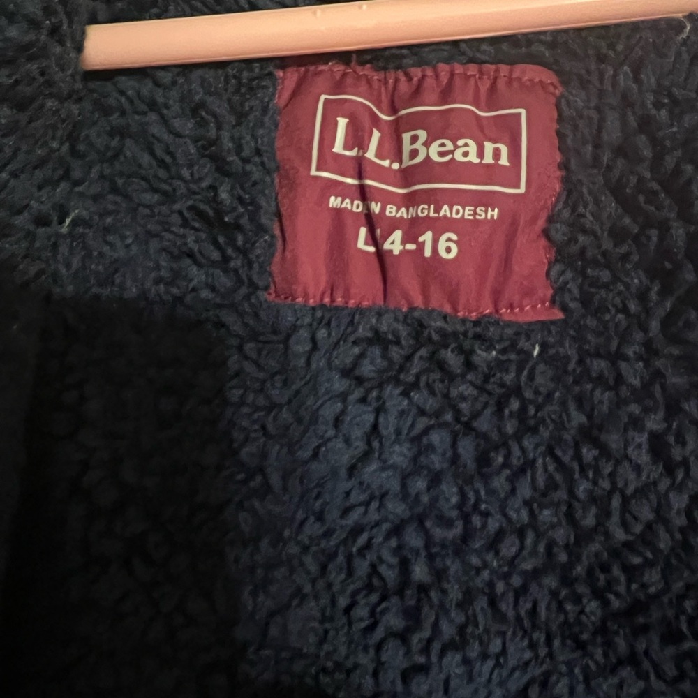L.L. Bean Girls Jacket Size 14-16 - Picture 3 of 8